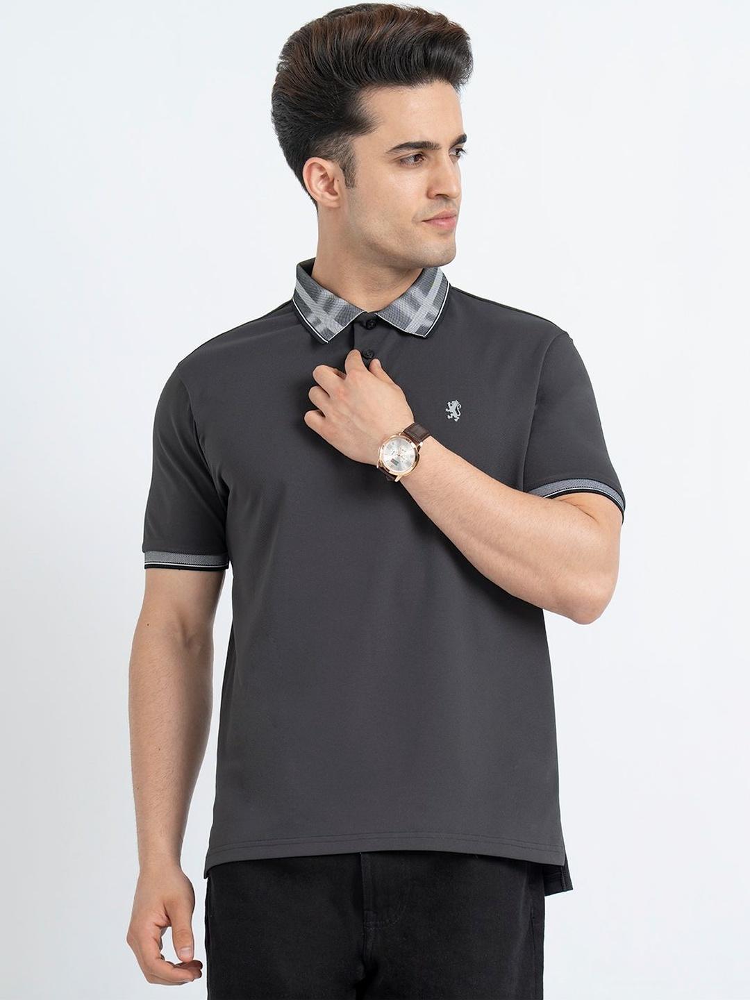 Red Tape Men Polo Collar T-shirt Red - Image 1