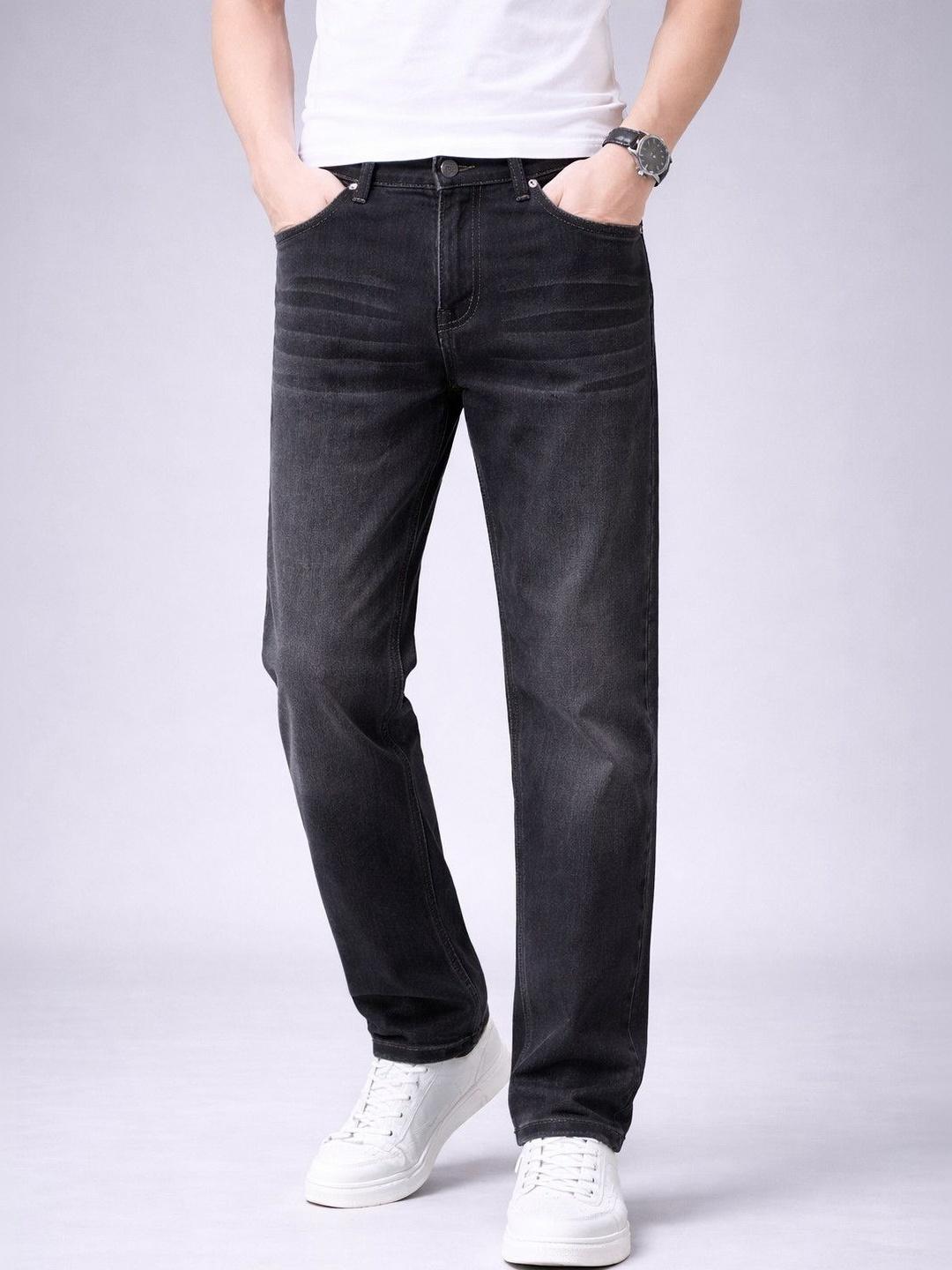M&H Easy Men Flat-Front Straight Fit Trousers - Image 1
