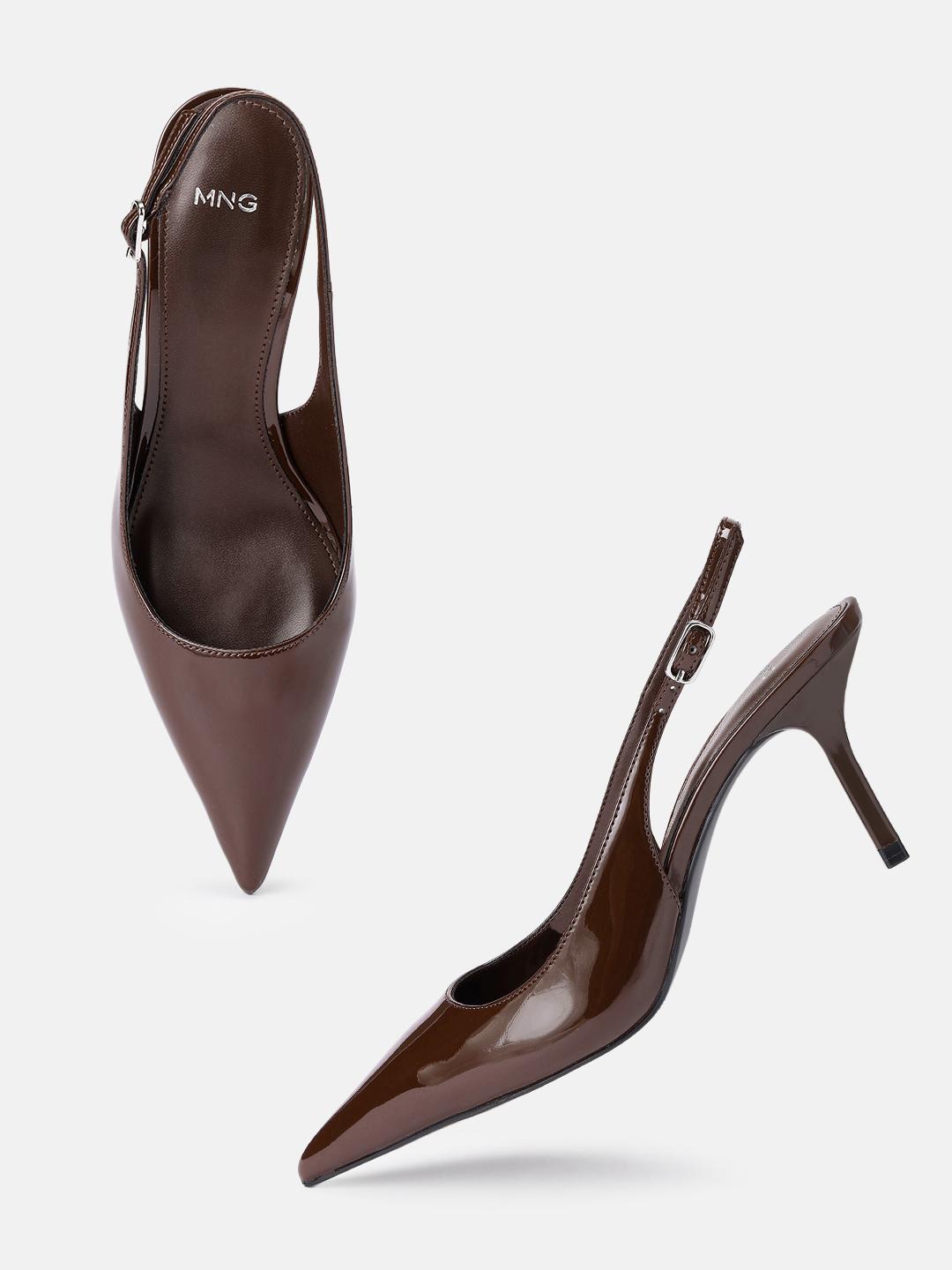 MANGO SOLIN Stiletto Slingback Pumps - Image 1