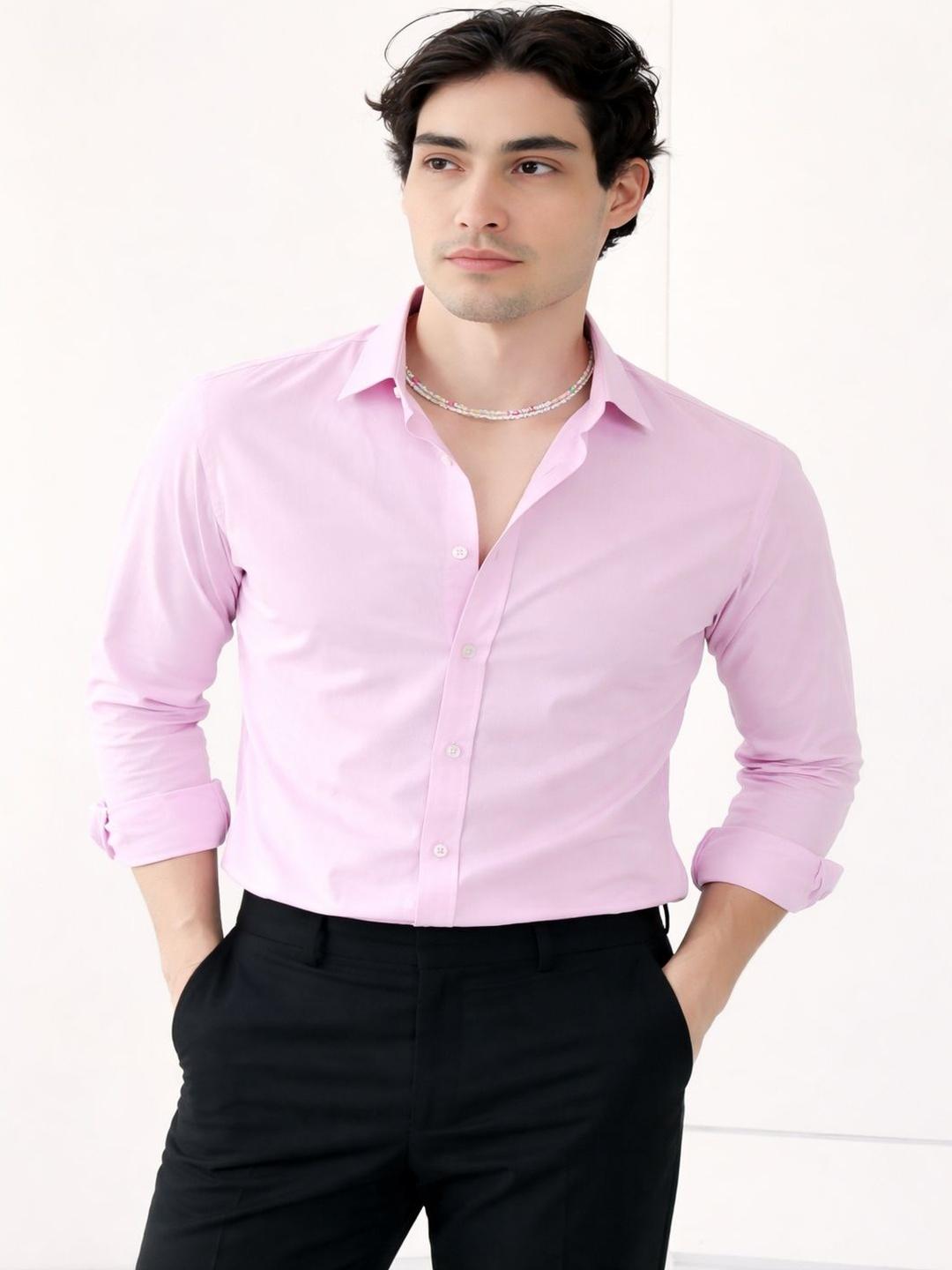 Lee Cross Men Classic Slim Fit Casual Shirt - Image 1