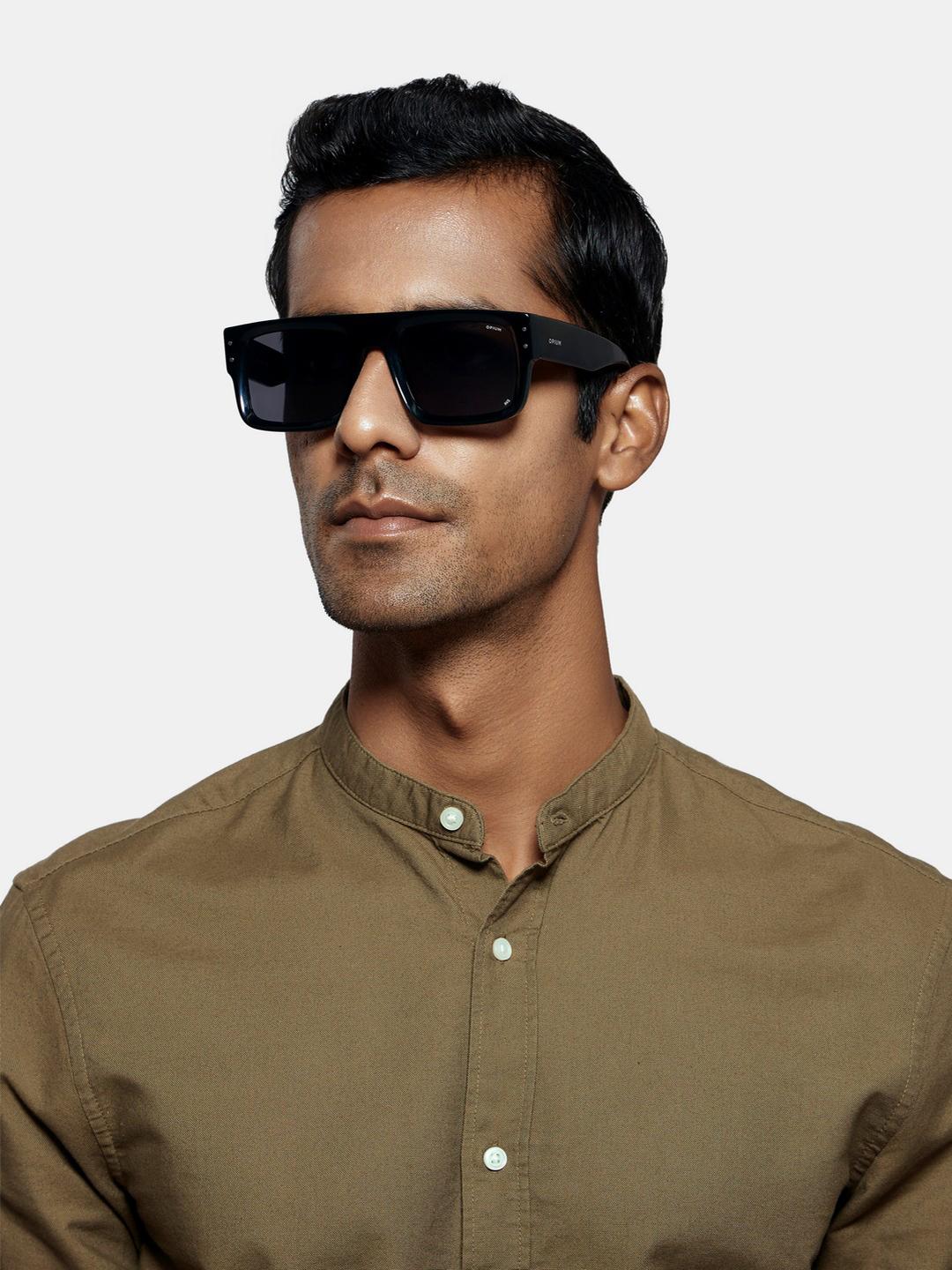 Buy OPIUM Men Rectangle Sunglasses with UV Protected Lens OP-10281
