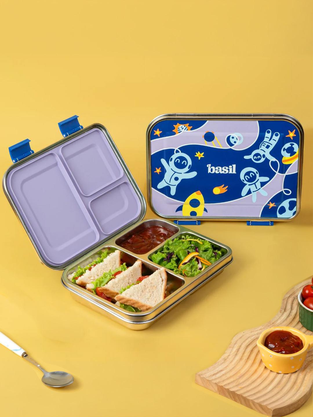 Buy BASIL Bento Box Neo Stainless Steel 3-Compartment Leak-Proof