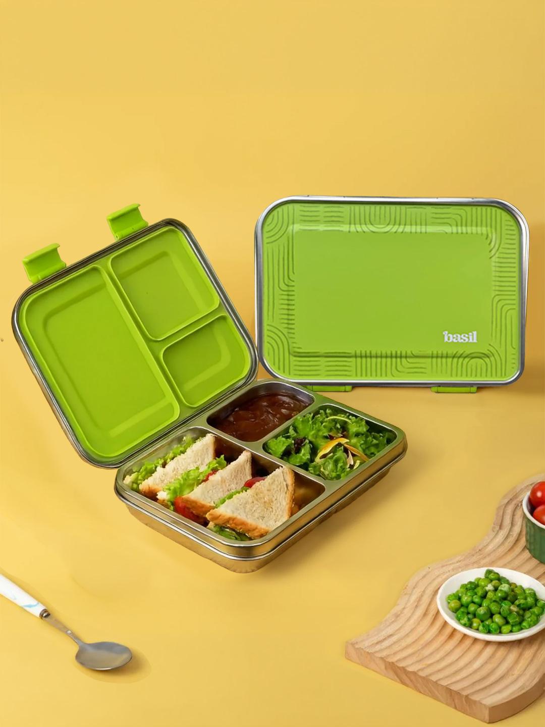 Buy BASIL Bento Box Neo Stainless Steel 3-Compartment Leak-Proof