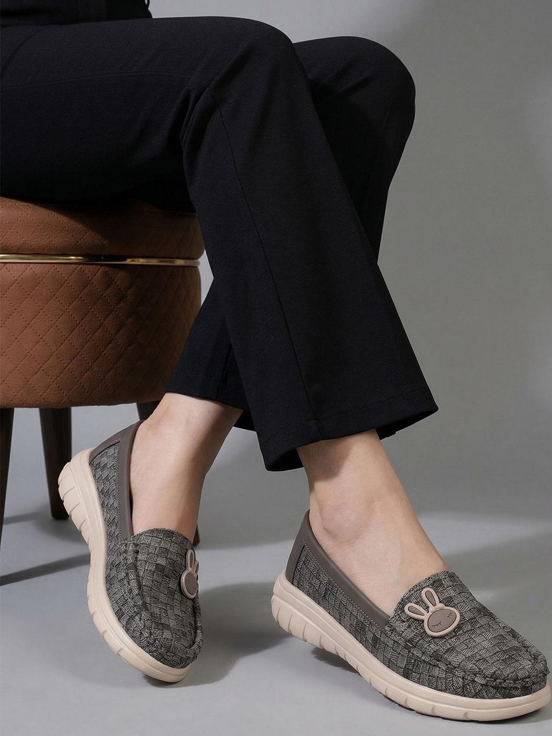 TRIKSY Round Toe Loafers Shoes for Women