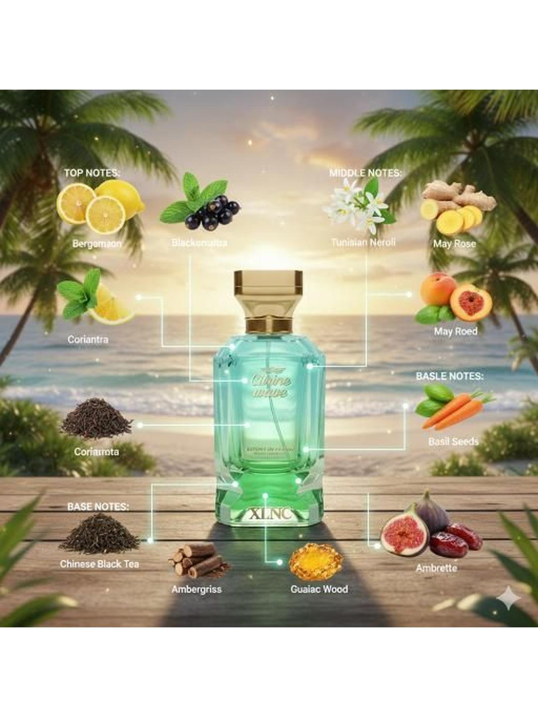 XLNC Citrine Wave Eau De Perfume 100ml - Image 1