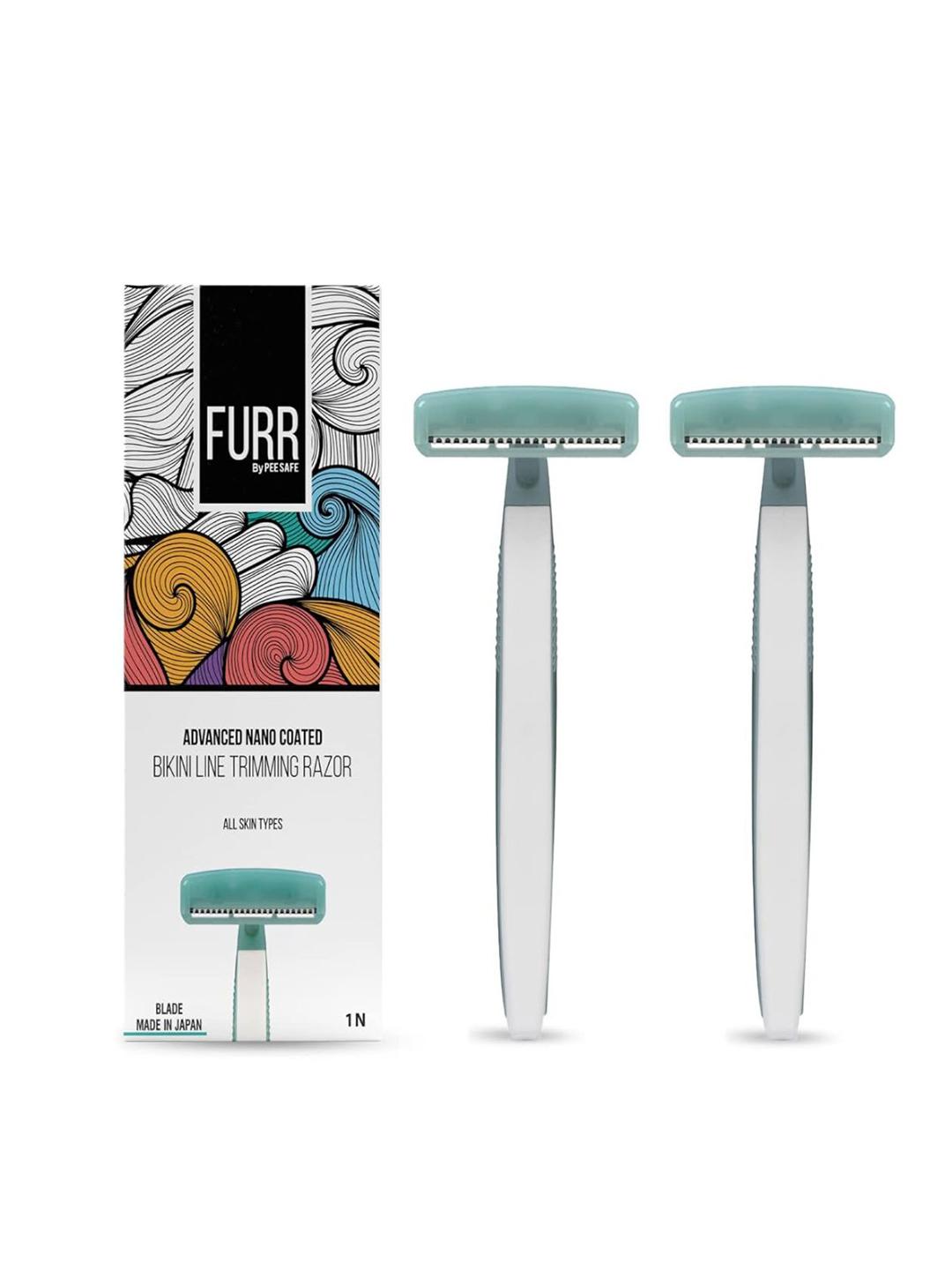 FURR Set of 2 Nano Coated Bikini Line Trimming Razors Pack of 2