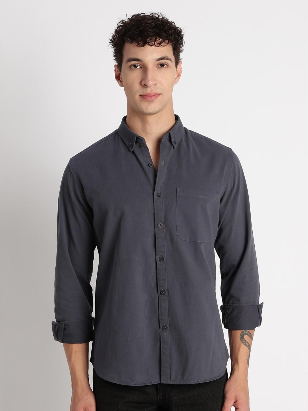 Blu MNKY Everyday Essential Solid Shirts