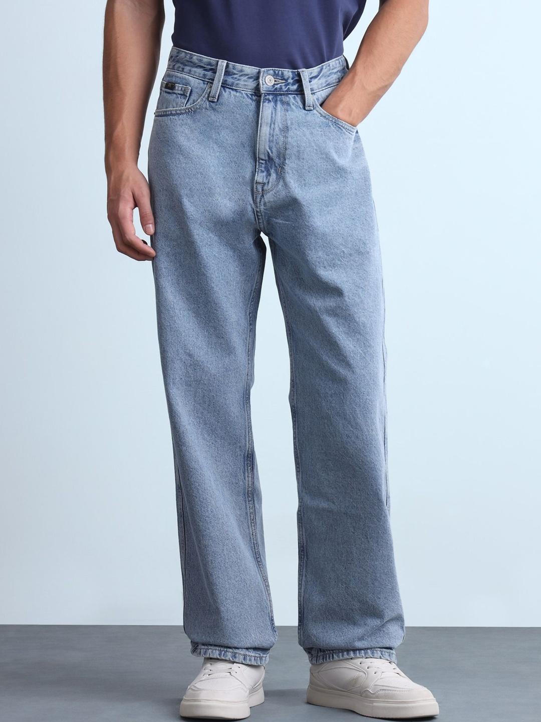 Flying Machine Men Relaxed Fit Mid-Rise Jeans - Image 1