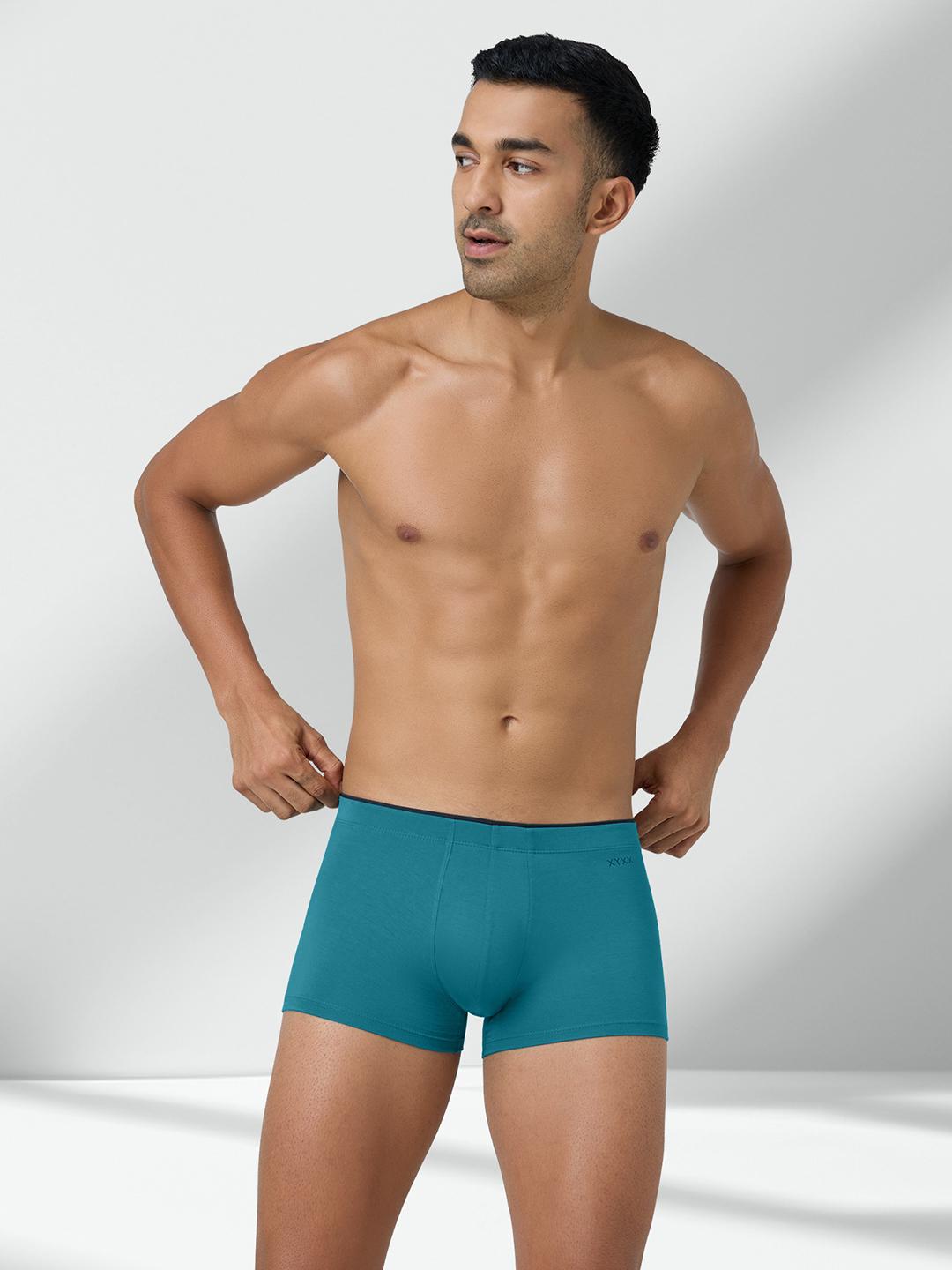 Buy XYXX Men Solid Pack Of 1 Uno IntelliSoft Micro Modal Trunk