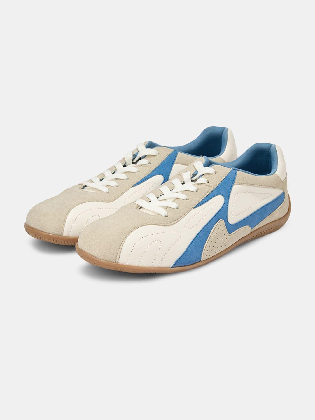 Urban Ranger by pantaloons Urban Ranger Men Colourblocked PU Sneakers - Image 1