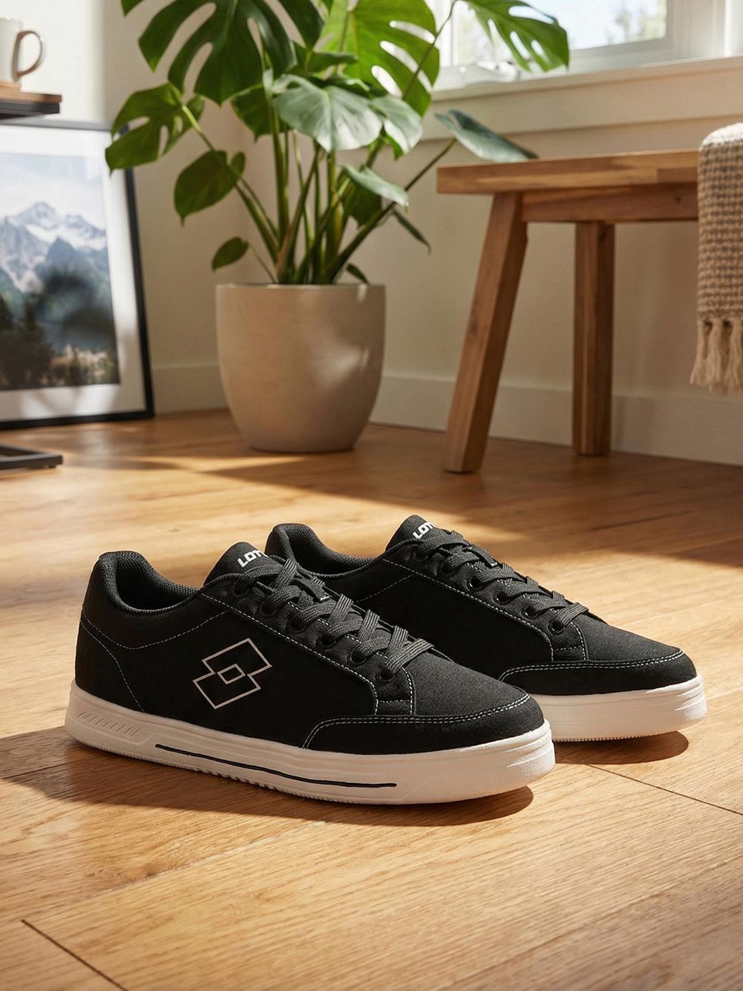 Lotto Men Strada Vele Black Sneakers - Image 1