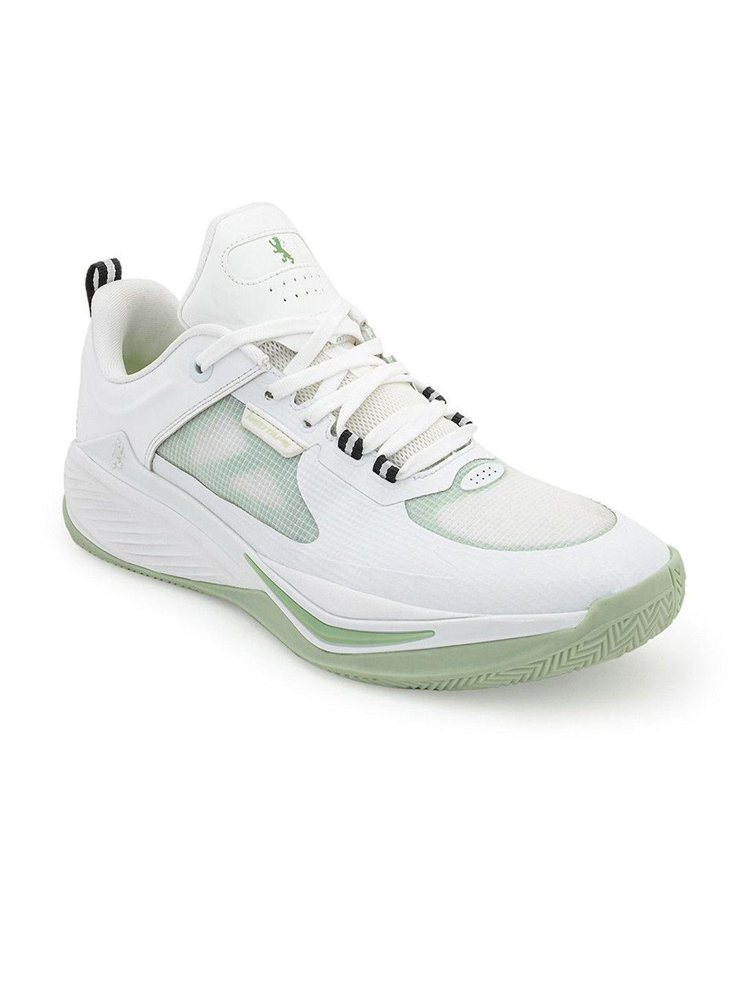 Red Tape Men Mesh Basketball Shoes Red - Image 1