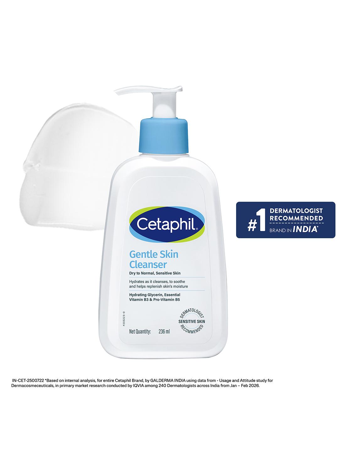 Cetaphil Gentle Skin Cleanser Hydrating Face Wash with Niacinamide,