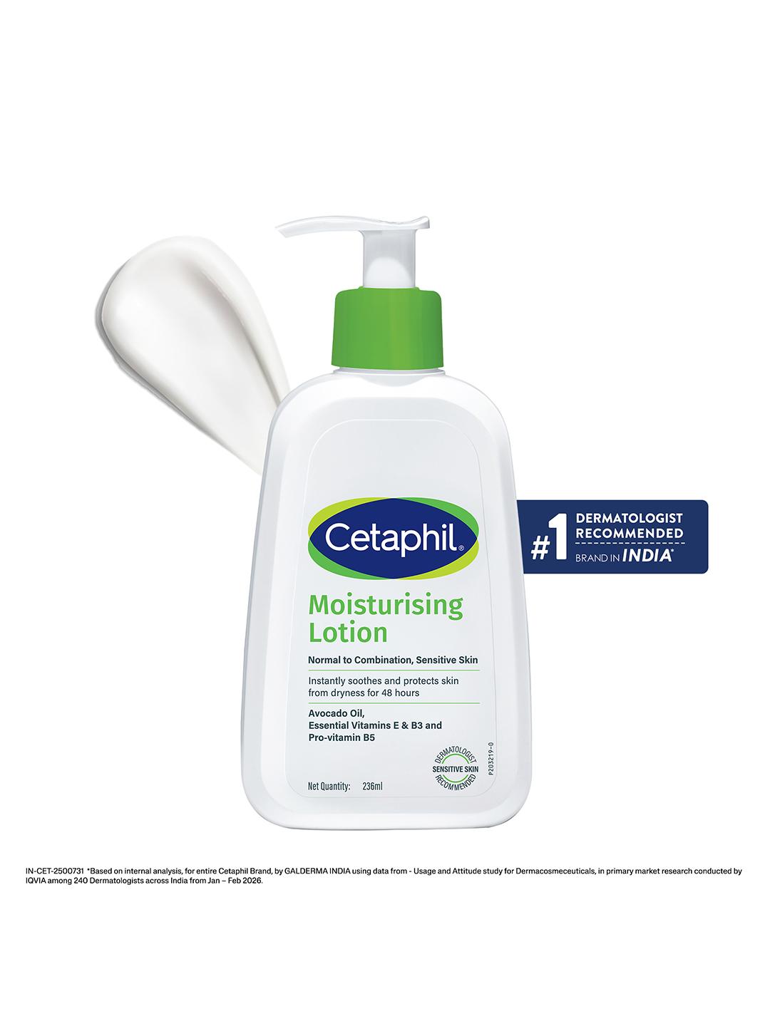 Cetaphil Non-Greasy Moisturizing Lotion with Niacinamide & Panthenol - 236 ml