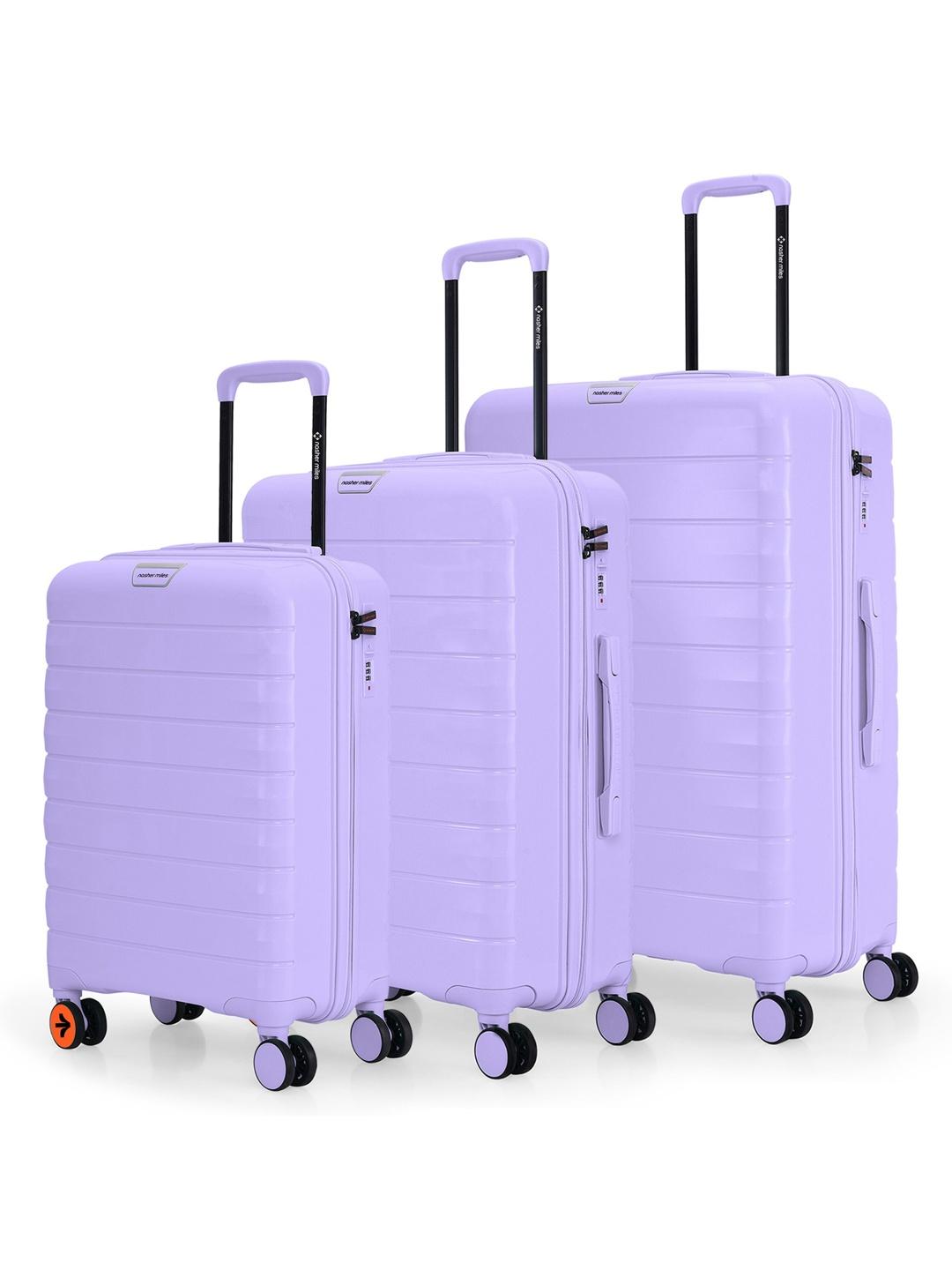 Buy Nasher Miles Vienna Polypropylene Set of 3 S/M/L Purple