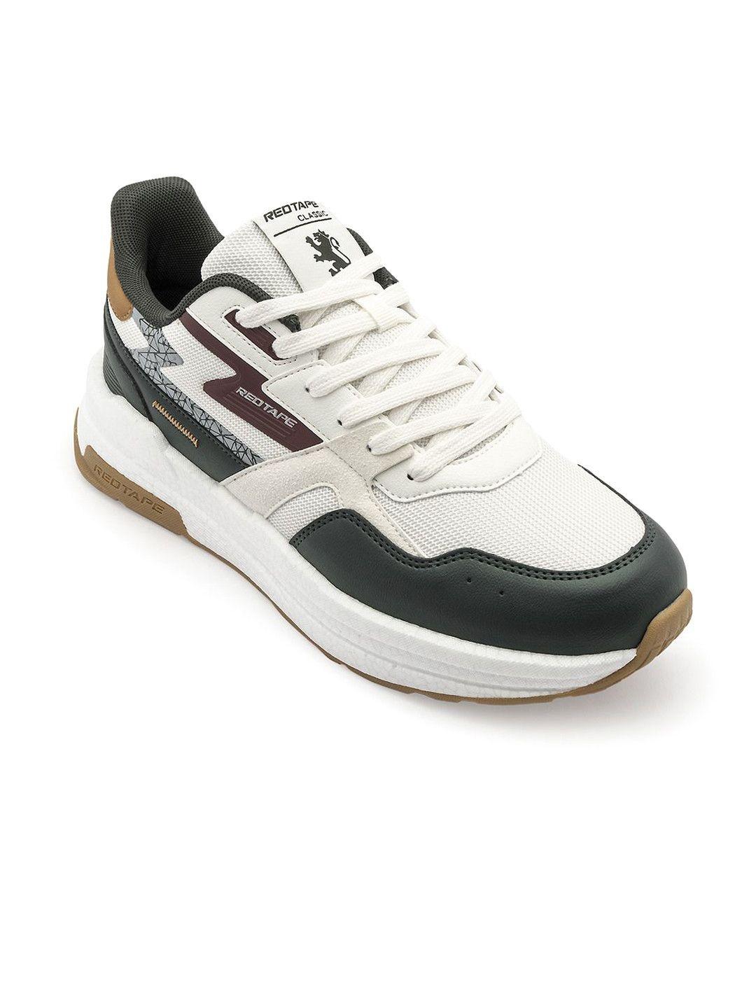 Red Tape Men Colourblocked Sneakers - Red - Image 1