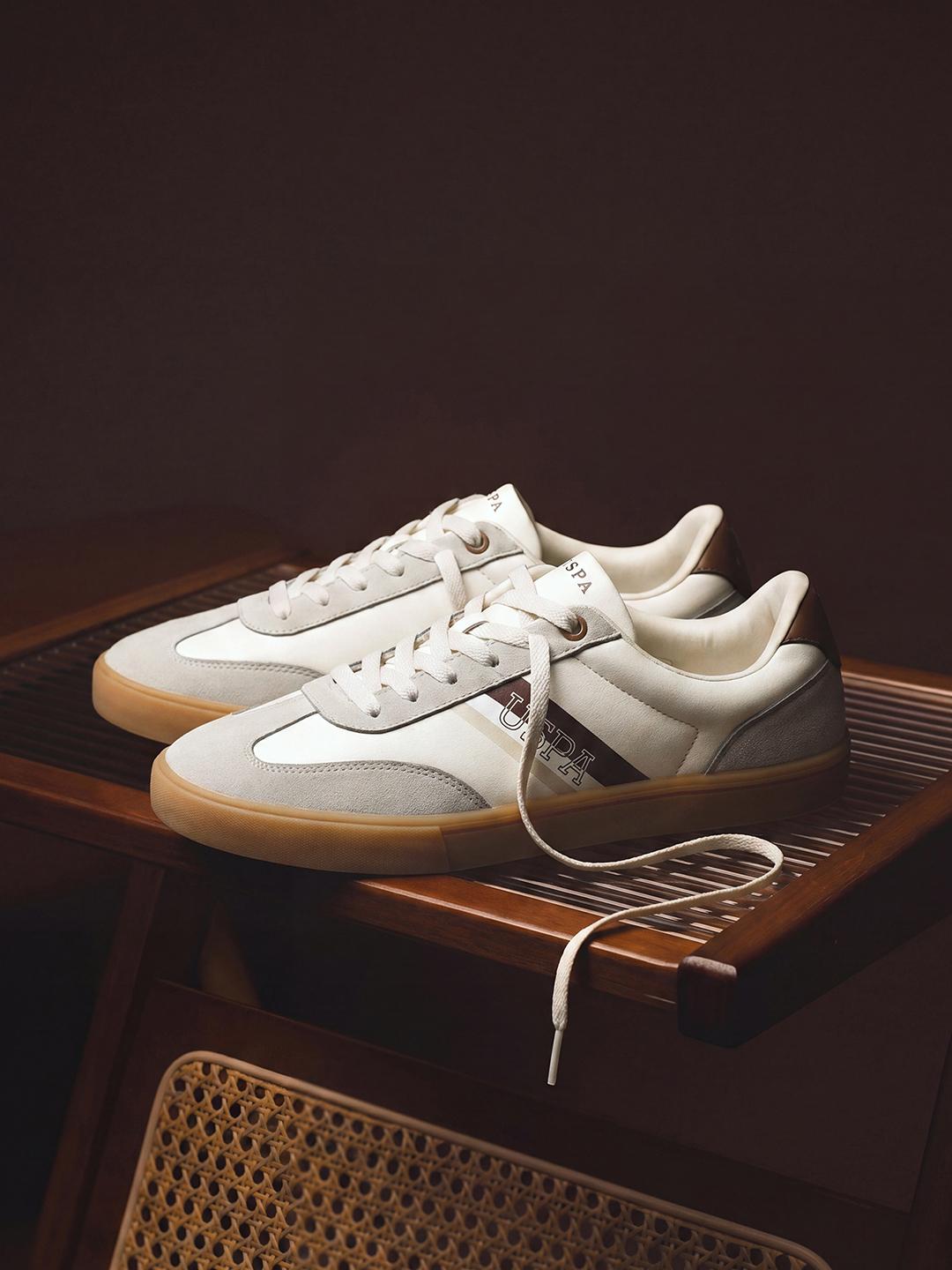 U.S. Polo Assn. Men Colourblocked Sneakers - Image 1