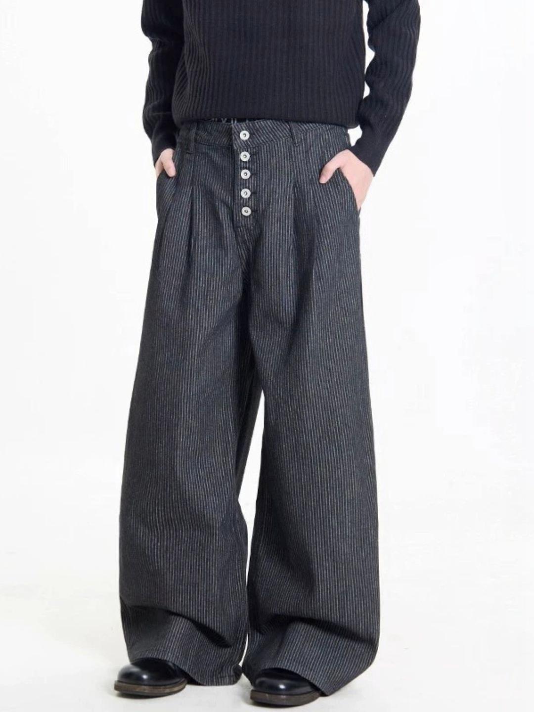 StyleCast Men Relaxed Pleated Trousers