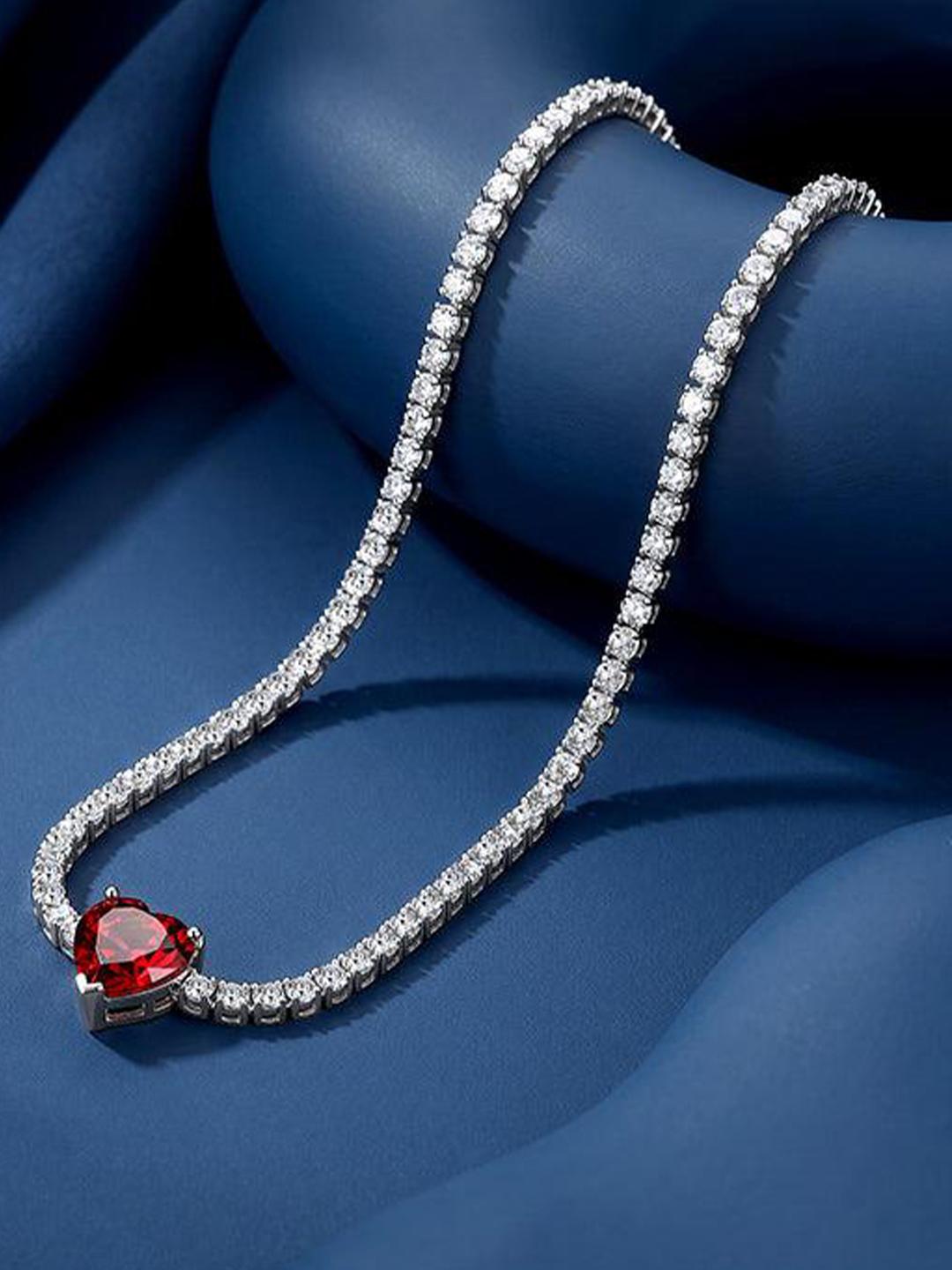 Buy GIVA Silver Rhodium-Plated Necklace - Necklace and Chains for