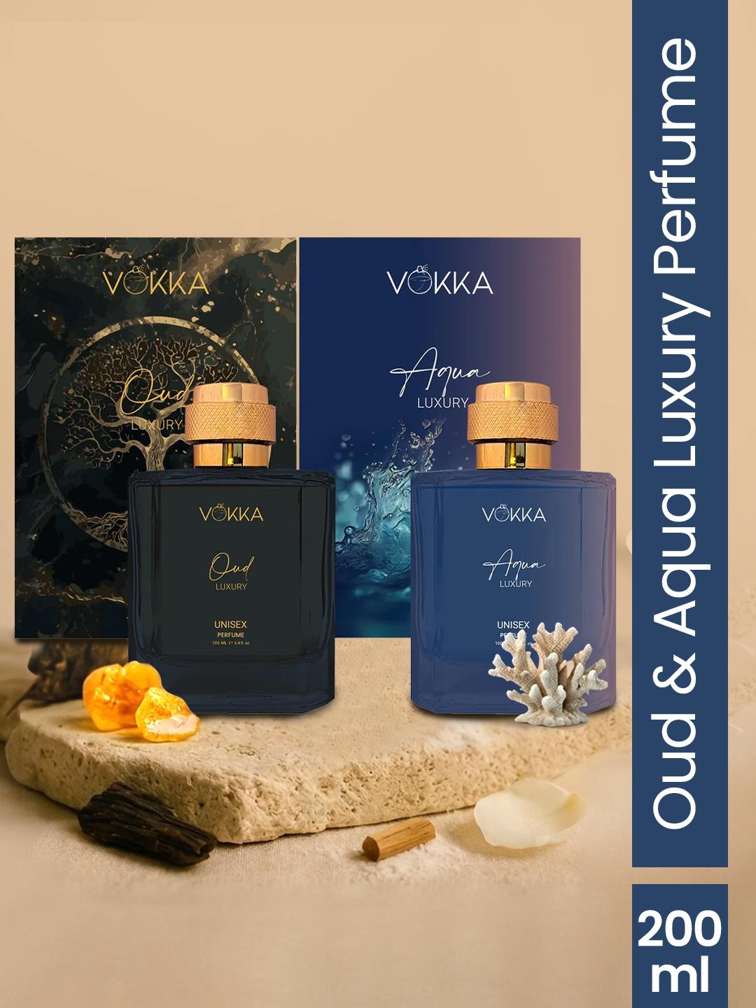 VOKKA Oud & Aqua Perfume Set - 100 ml each - Image 1