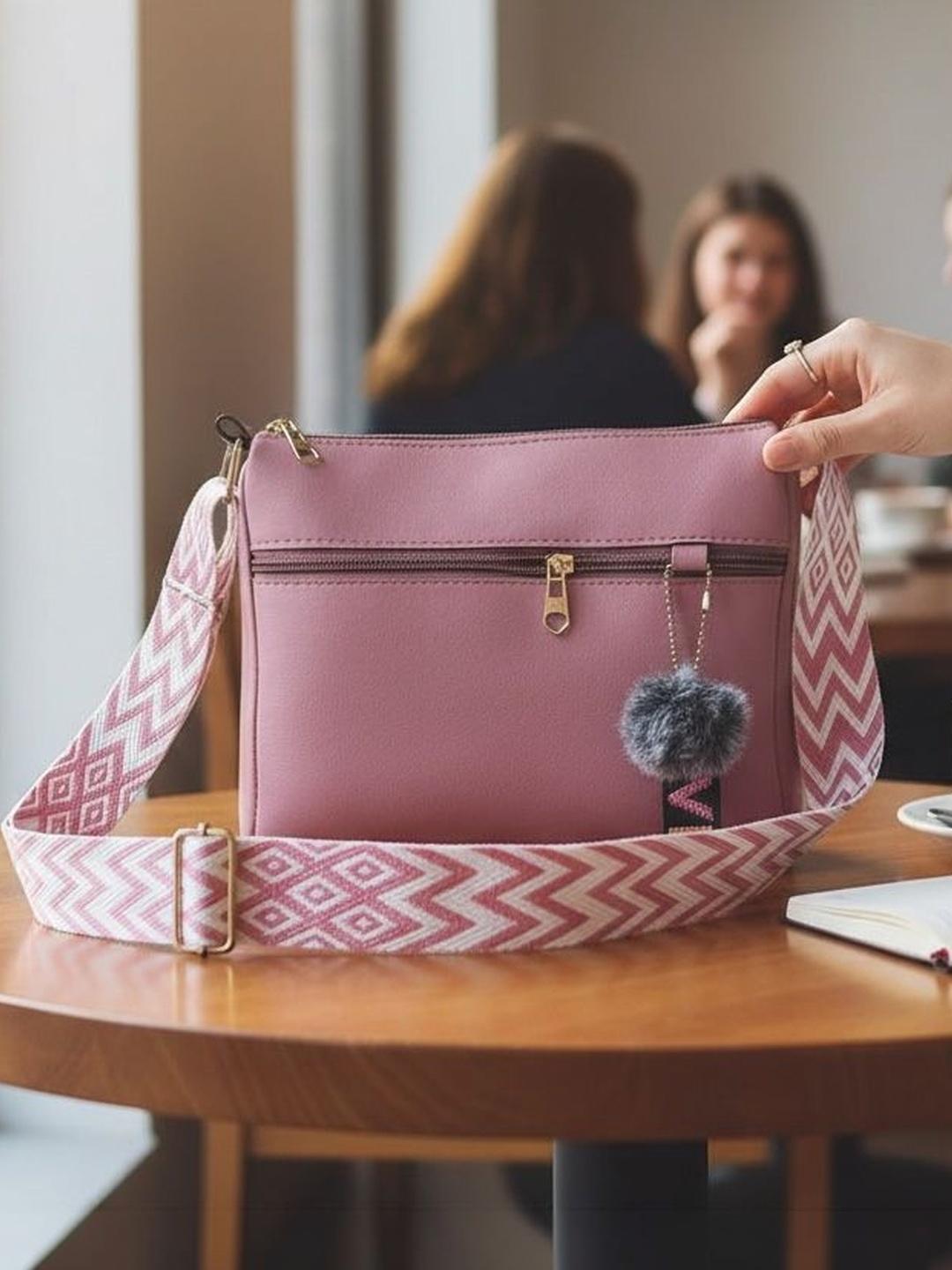 HERE&NOW Textured PU Sling Bag