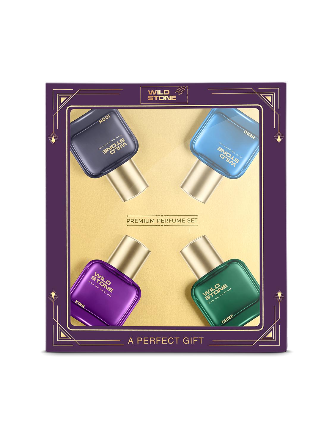 Wild stone Men Premium Perfume Gift Set 30 ml (Hero, King, Pack of 30
