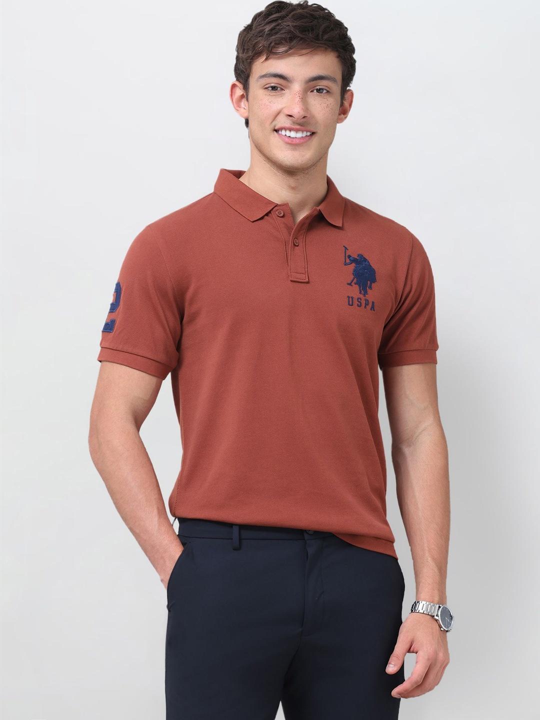 U.S. Polo Assn. Men Slim Fit Logo Polo T-shirt - Image 1