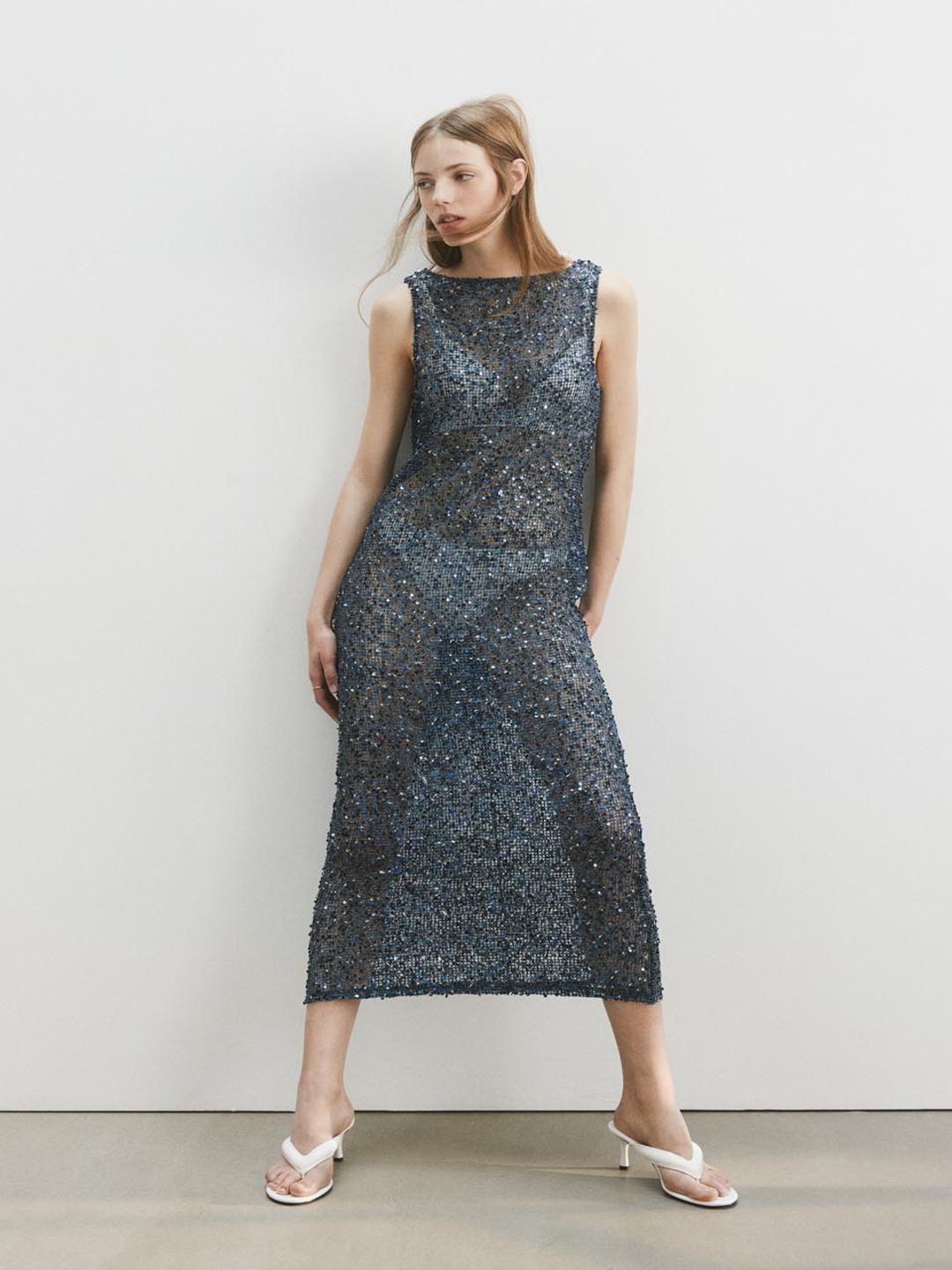 h&m sequin net dress Buy H&M Sequined Net Dress - Dresses for Women 41814921