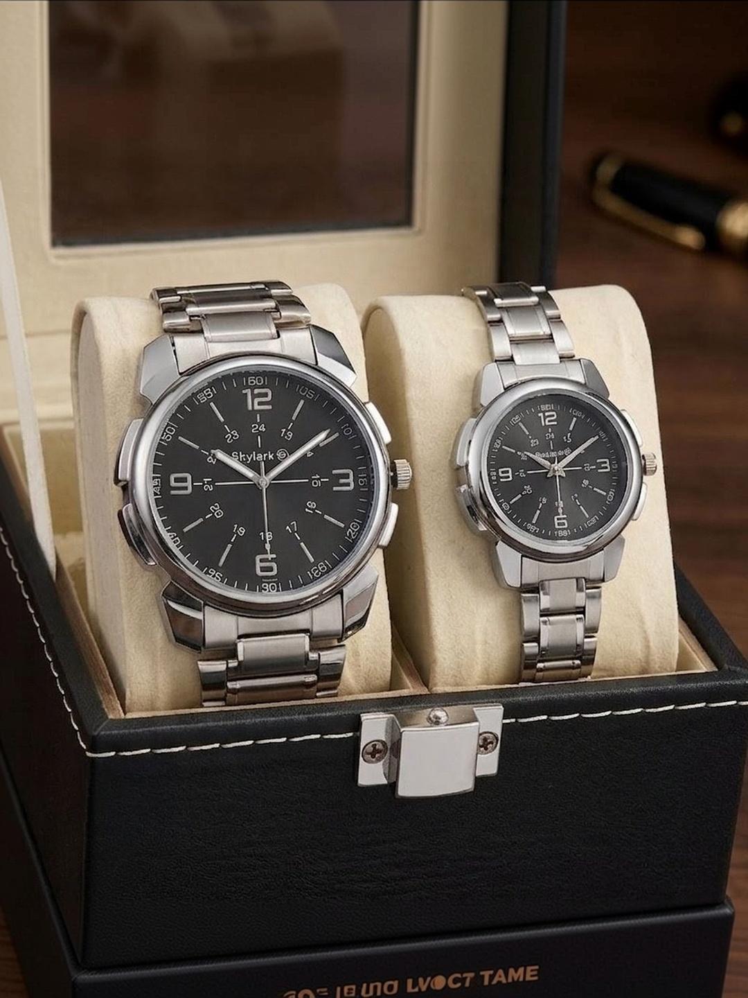 Skylark Unisex Analogue Watch with Stainless Steel Bracelet - Image 1
