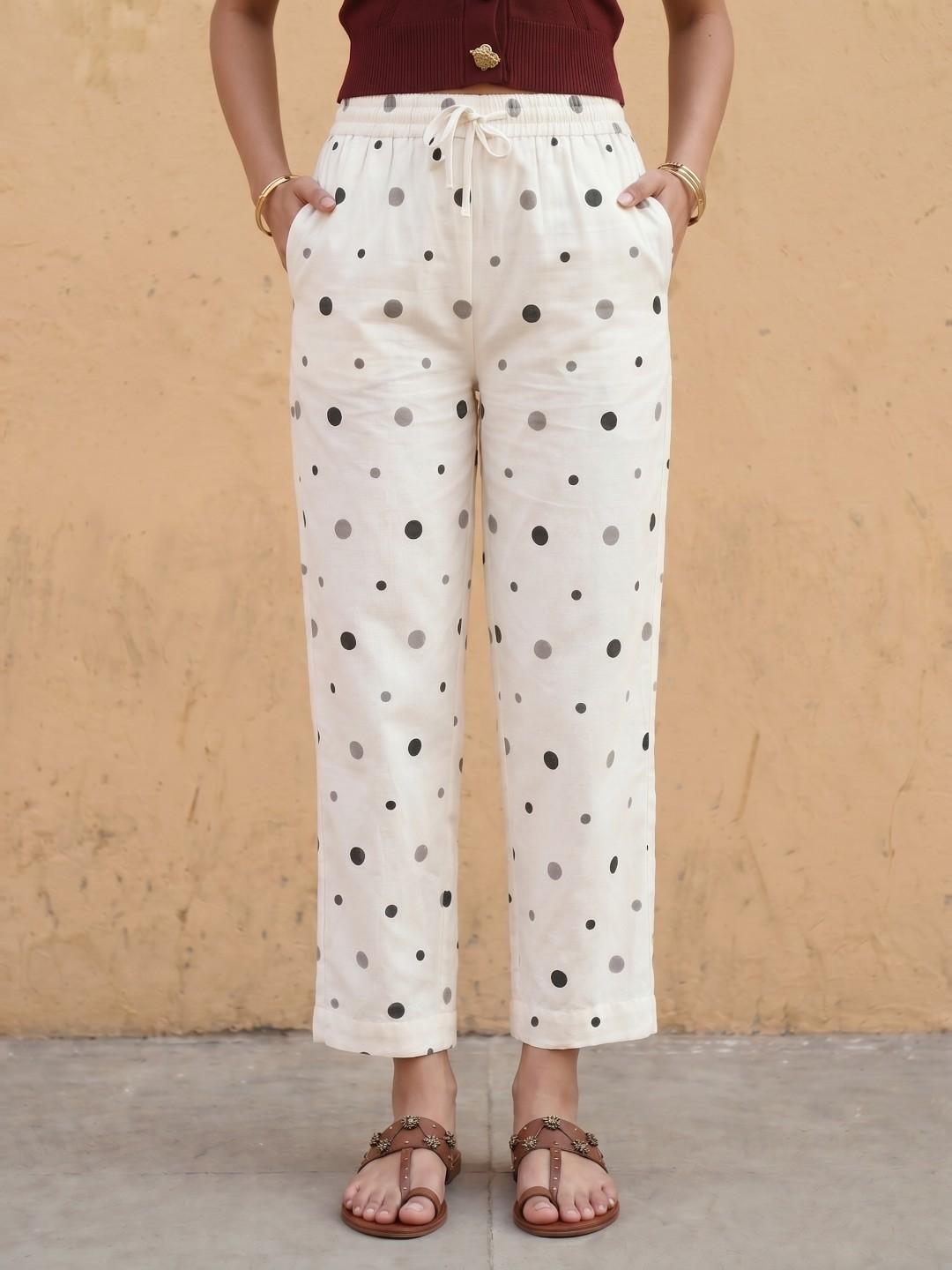 r*i様 Misha & Puff balloon pant 3y Buy fusion by glitchez Women Balloon Fit Polka Dot Printed