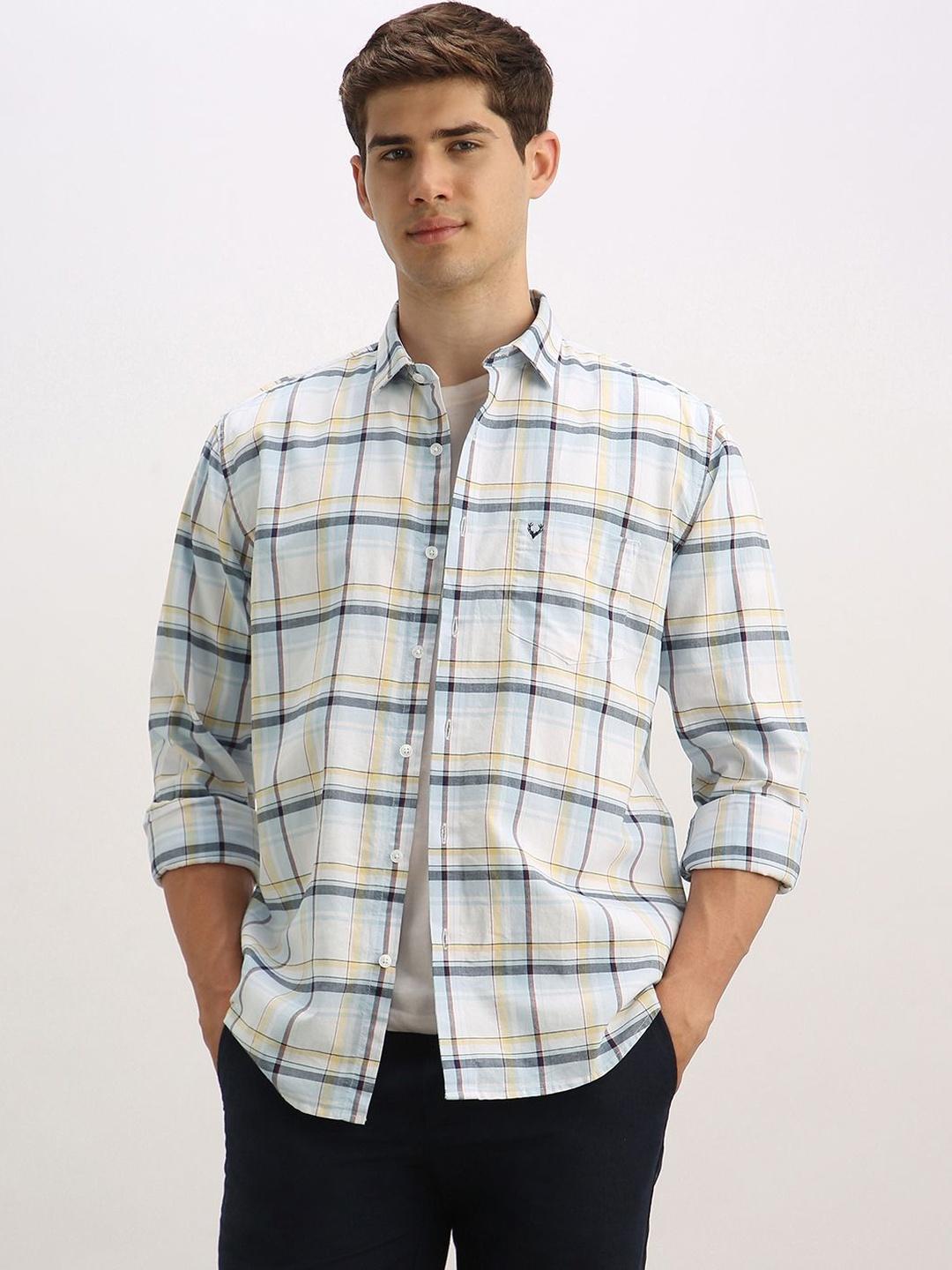 Allen Solly Men Checked Casual Shirt - Image 1