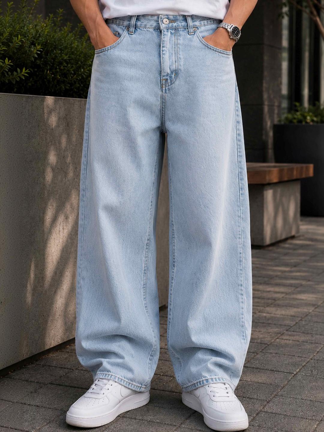 W.T.F - Witnessing True Fashion Men Comfort Mid-Rise Jeans - Image 1
