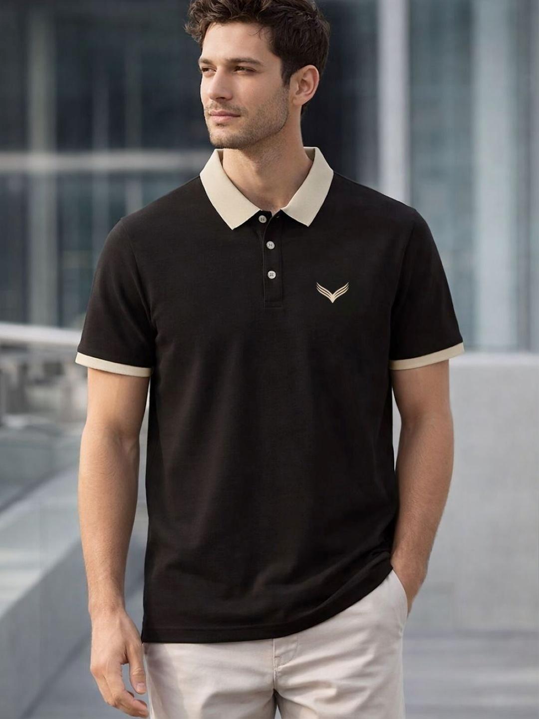 TAZO Men Polo Collar T-shirt - Image 1