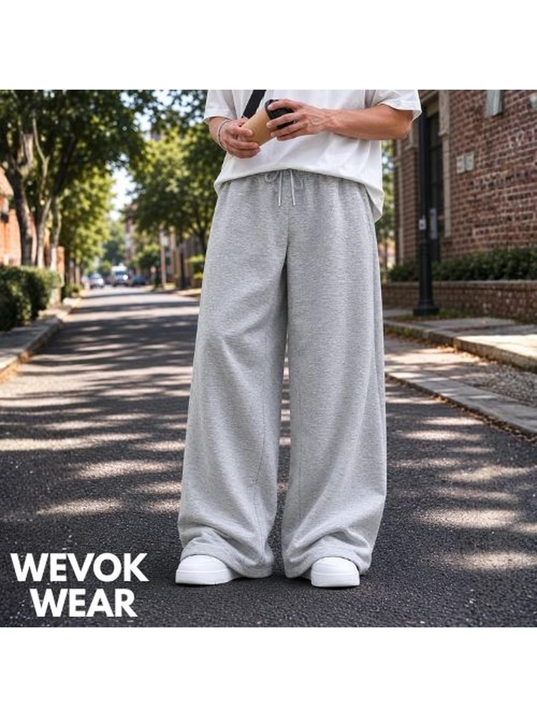 WEVOK WEAR Men Relaxed Fit Track Pants - Image 1