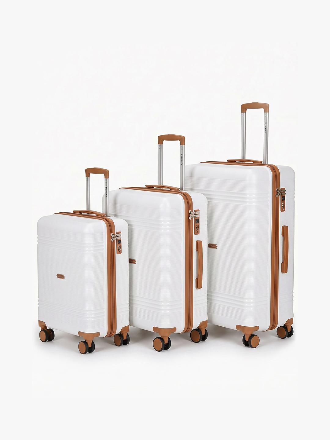 Priority Unisex 360 Degree Rotation Hard-Sided Trolley Bags Pack of 3 - Image 1