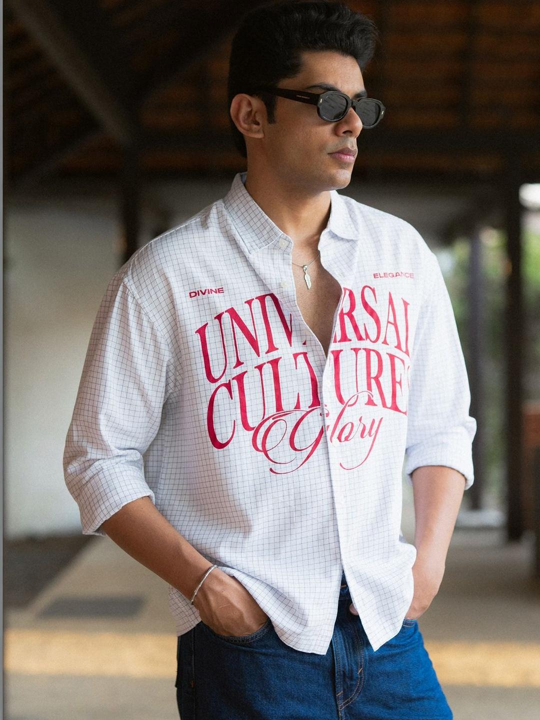 Powerlook Men Boxy Checked Casual Shirt - Image 1