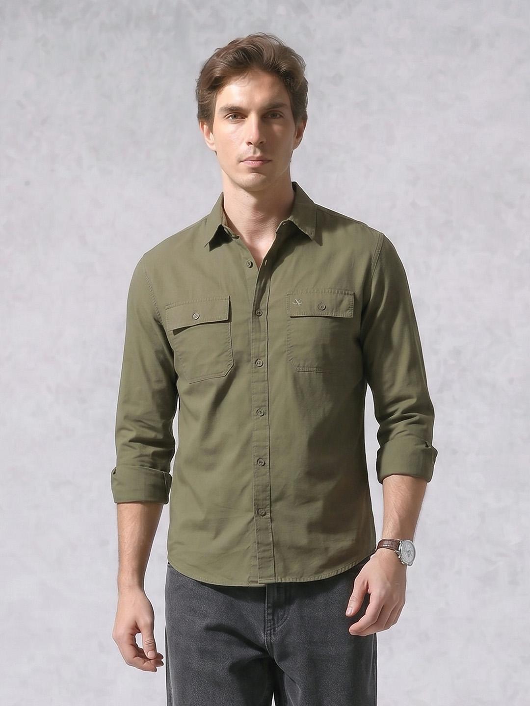 WROGN Spread Collar Casual Shirt