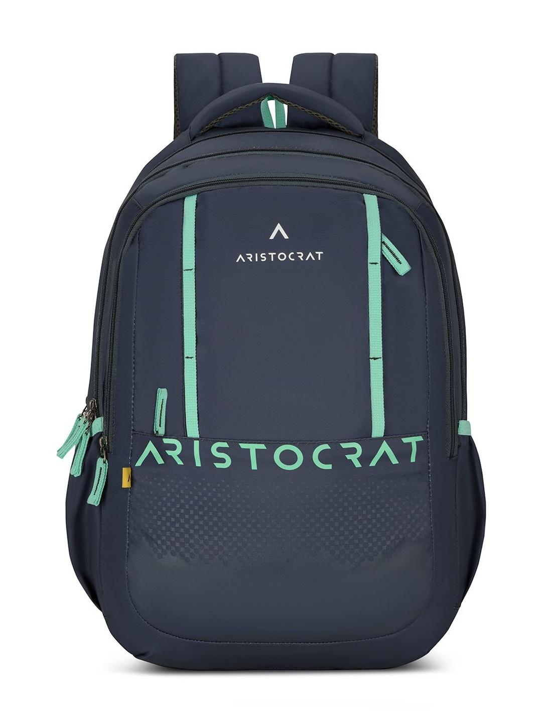 aristocrat school bags with rain cover Buy Laptop Backpack 28L Cover, 2 Spacious Main Compartments, 2 Quick Access Pocket & USB Charging Port | Blue Aristocrat School Bags at ₹