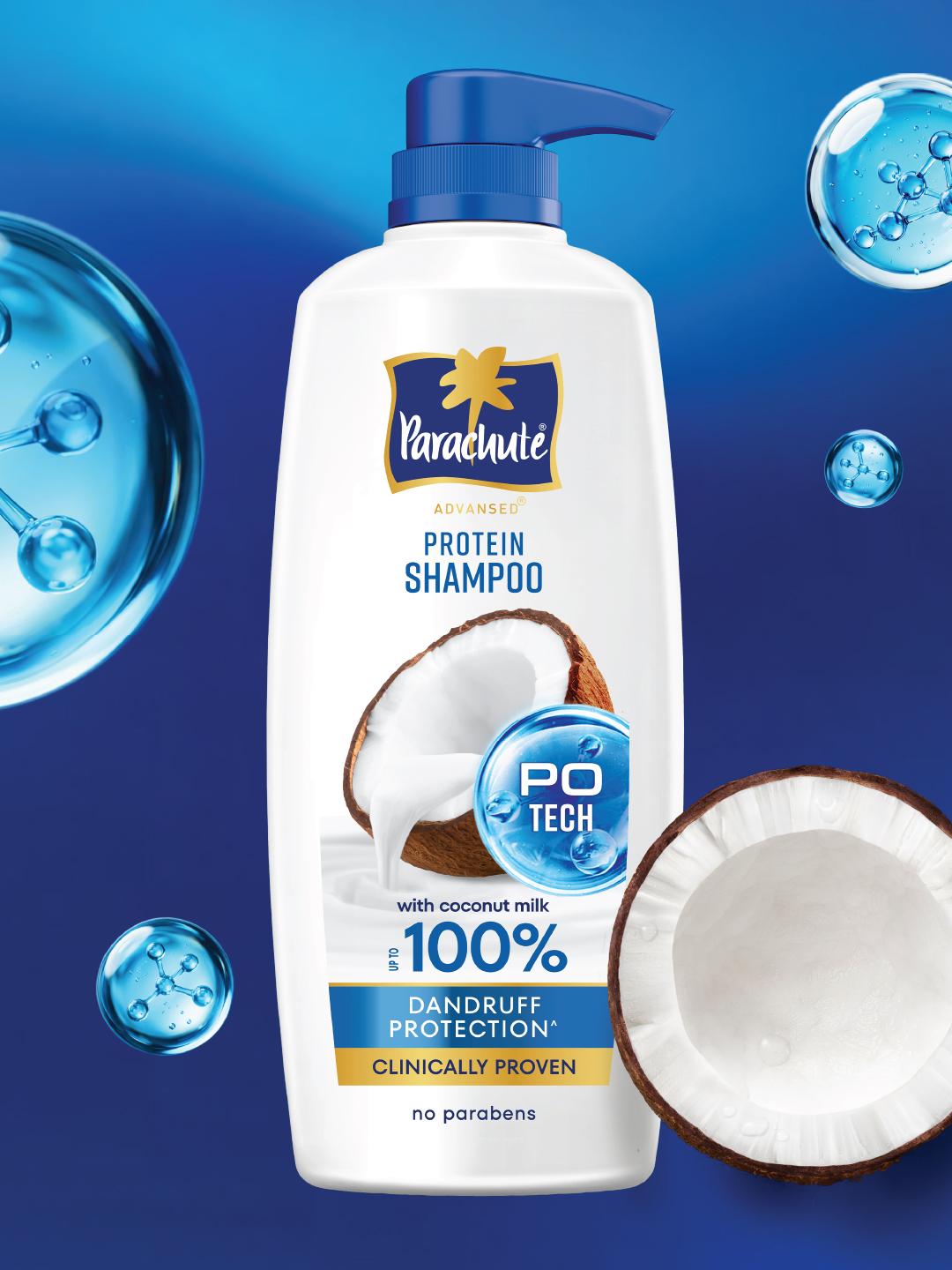 Parachute Advansed Dandruff Protection Protein Shampoo with Coconut Milk - 650 ml