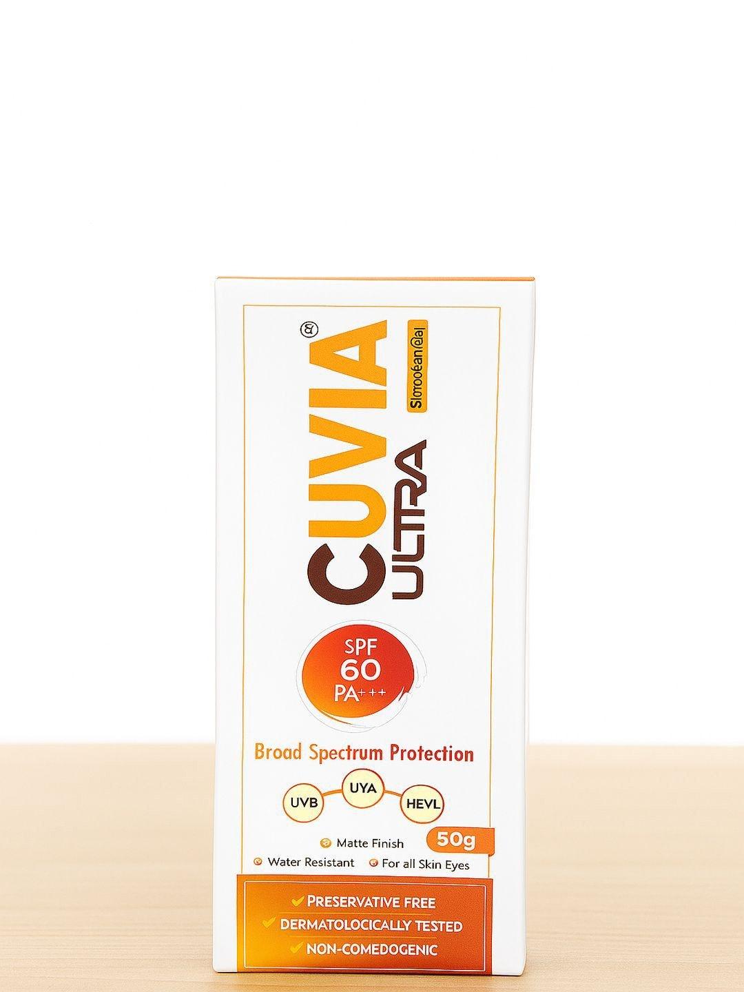 Cuvia ultra SPF 60 PA+++ Sunscreen 50 g