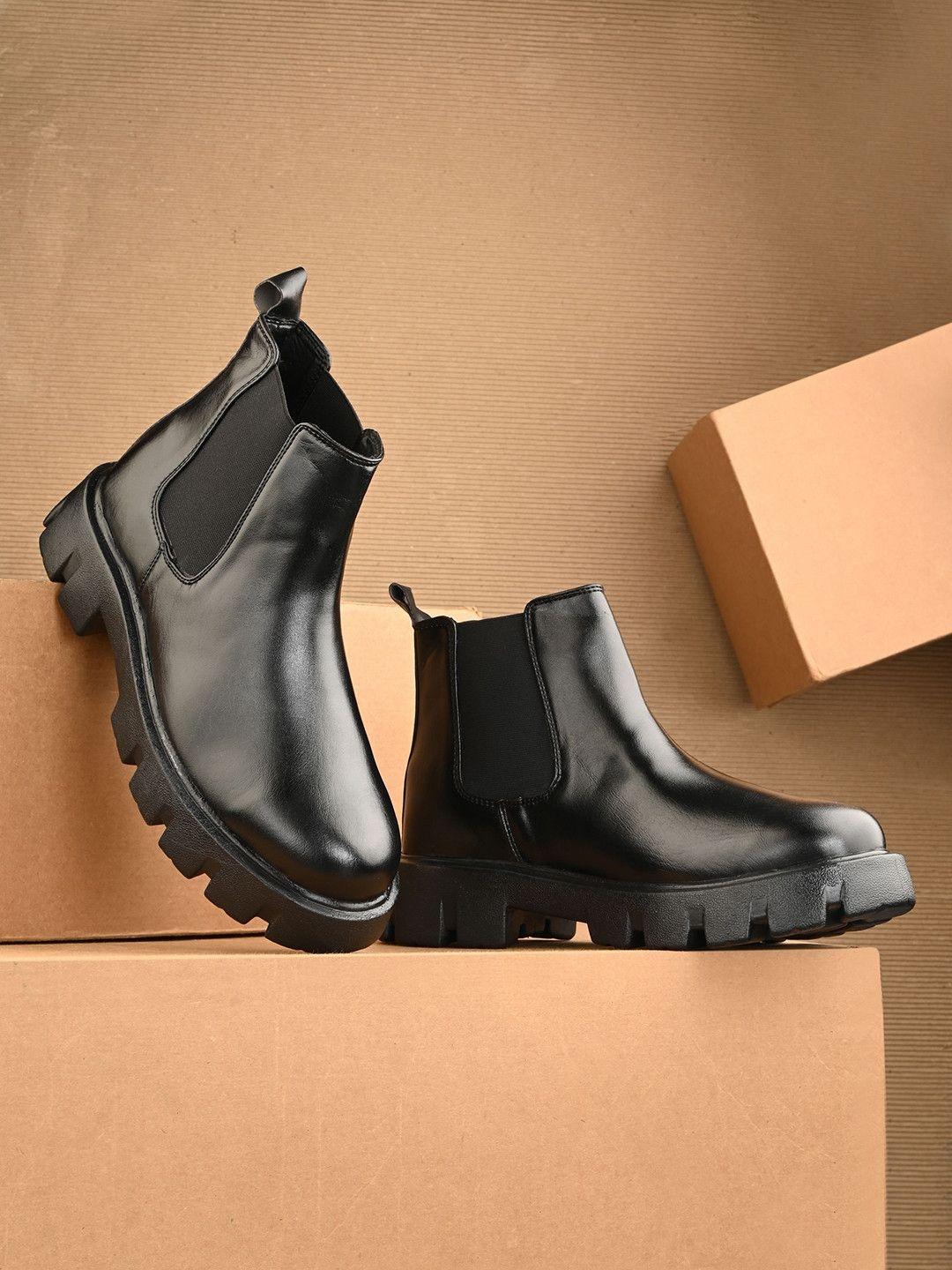 Hirels Men PU Chelsea Boots