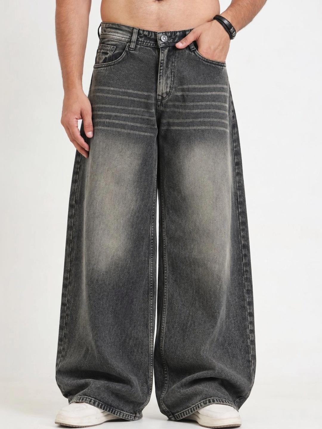 COY Men Mid-Rise Low Distress Jeans - Image 1
