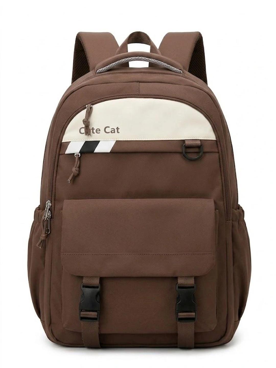 WALSON Women Colourblocked Contrast Detail Backpack - Image 1