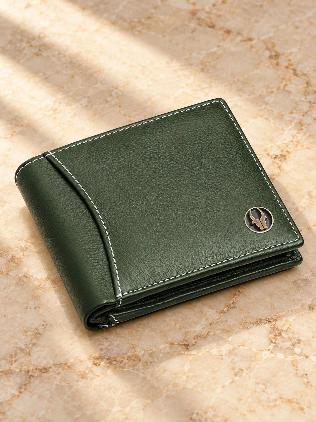 WildHorn Men Leather Two Fold Wallet - Image 1