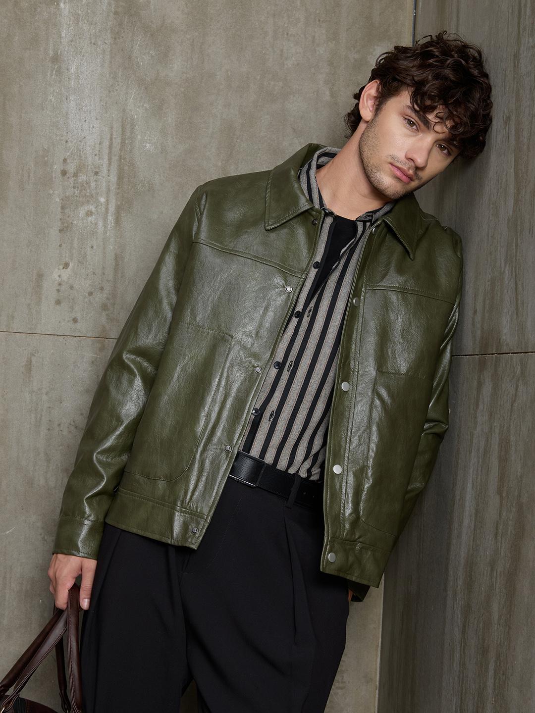 CAHOOT Men Leather Jacket - Image 1