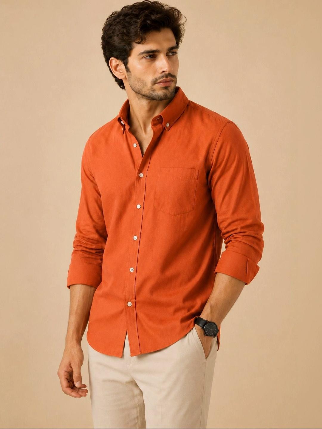 Paper Cut Men Classic Casual Shirt - Image 1