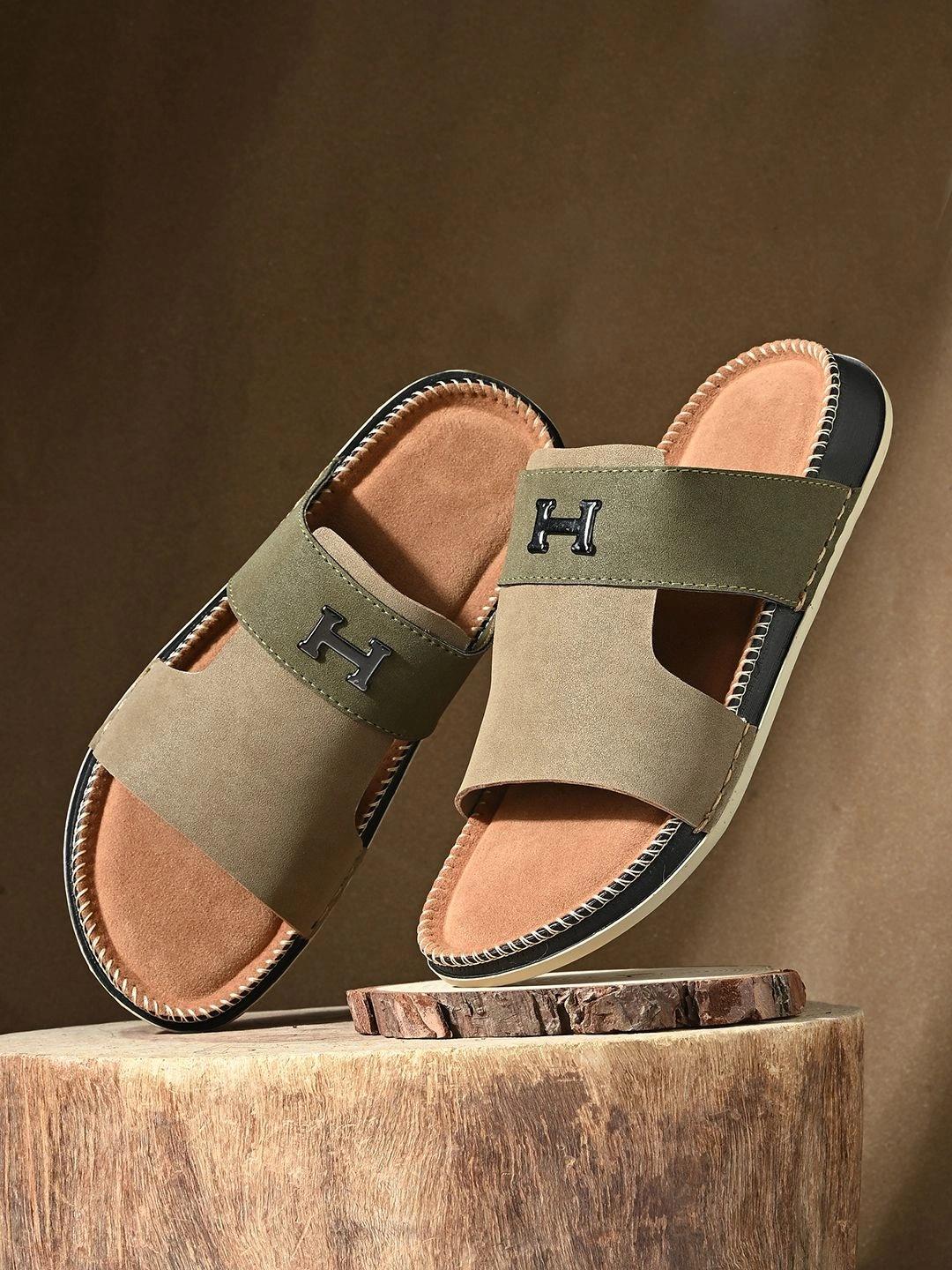 Roadster Men Suede Comfort Sandals - Image 1