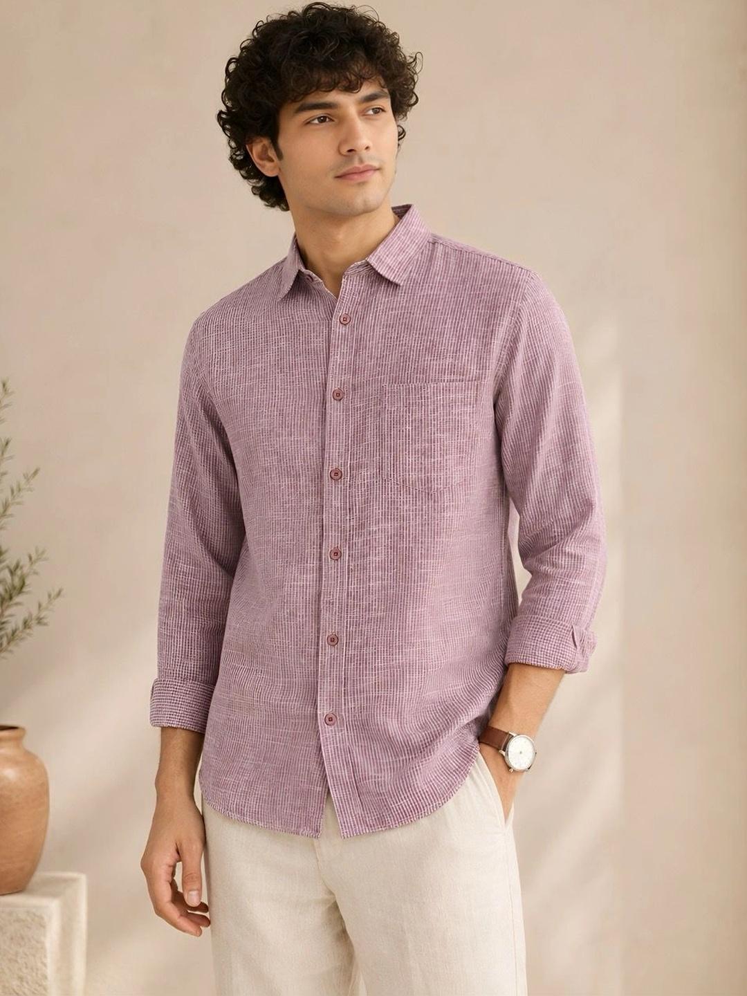 Mast & Harbour Men Striped Casual Shirt - Image 1