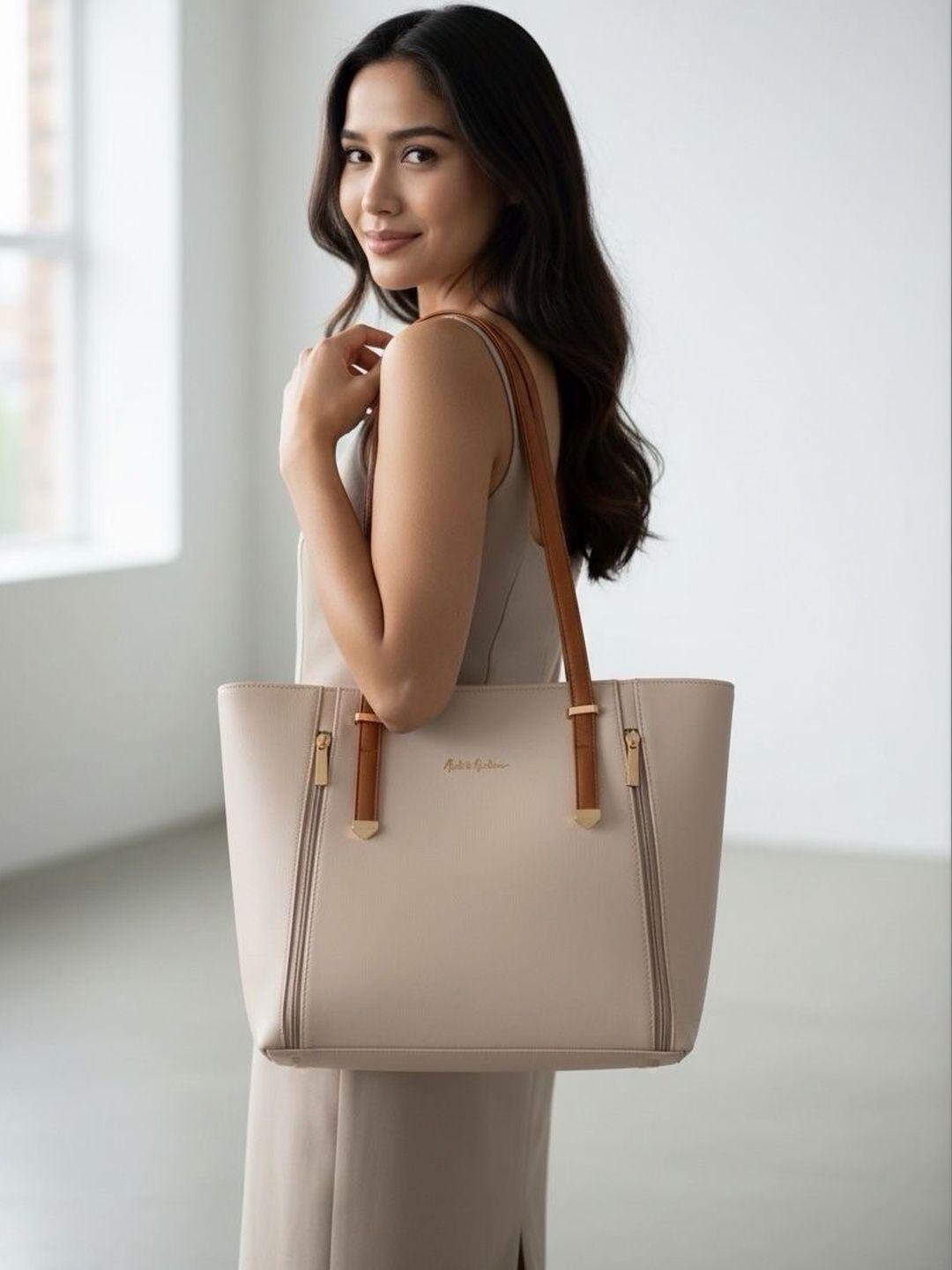 Mast & Harbour PU Structured Tote Bag - Image 1
