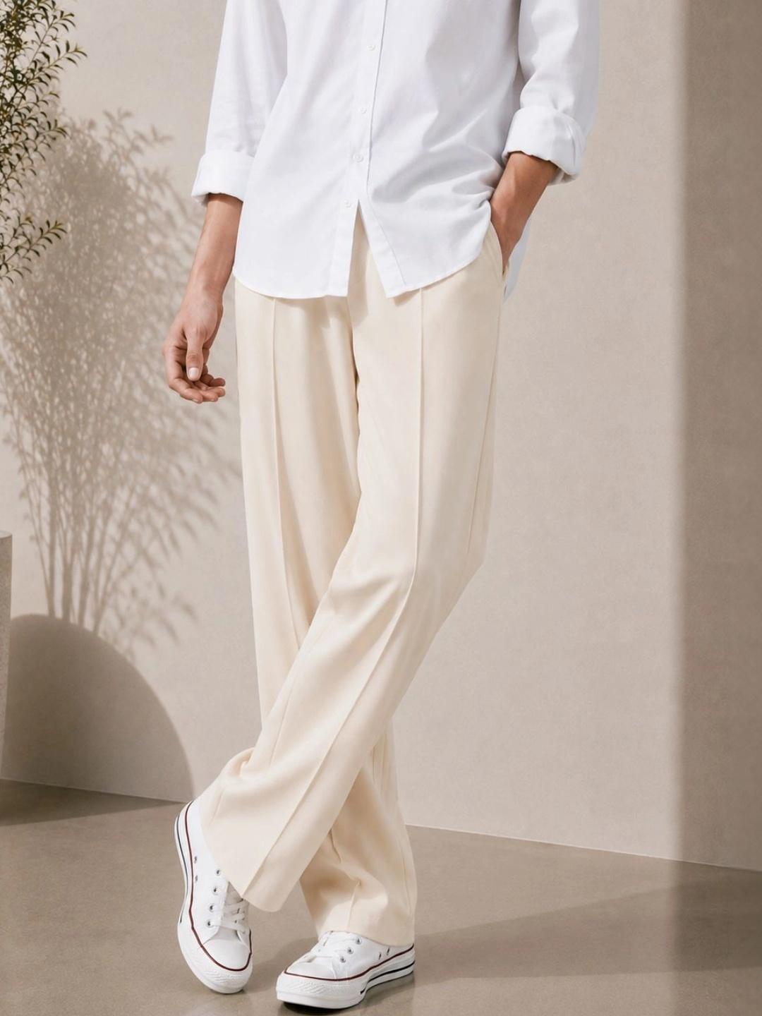 SAVAYO Men Easy Wash Pleated Trousers - Image 1